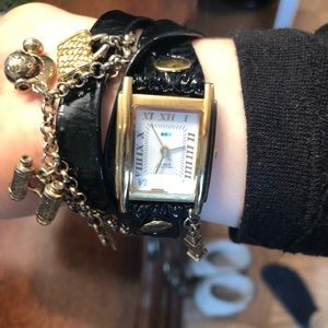 Wrap Watch with charms